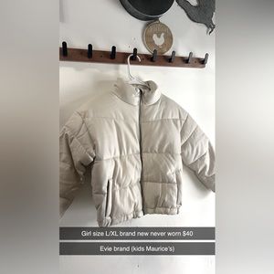 Girls puffer jacket